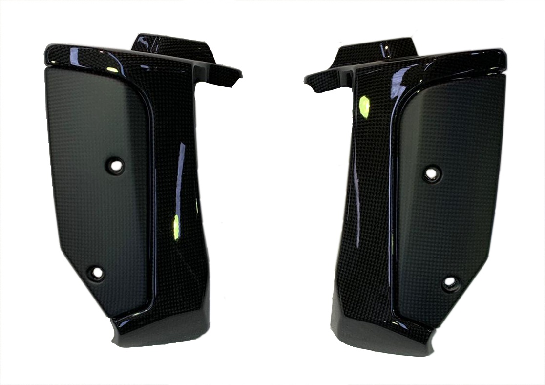 QD Exhaust Indian FTR 1200 kit carbonio lucido-opaco