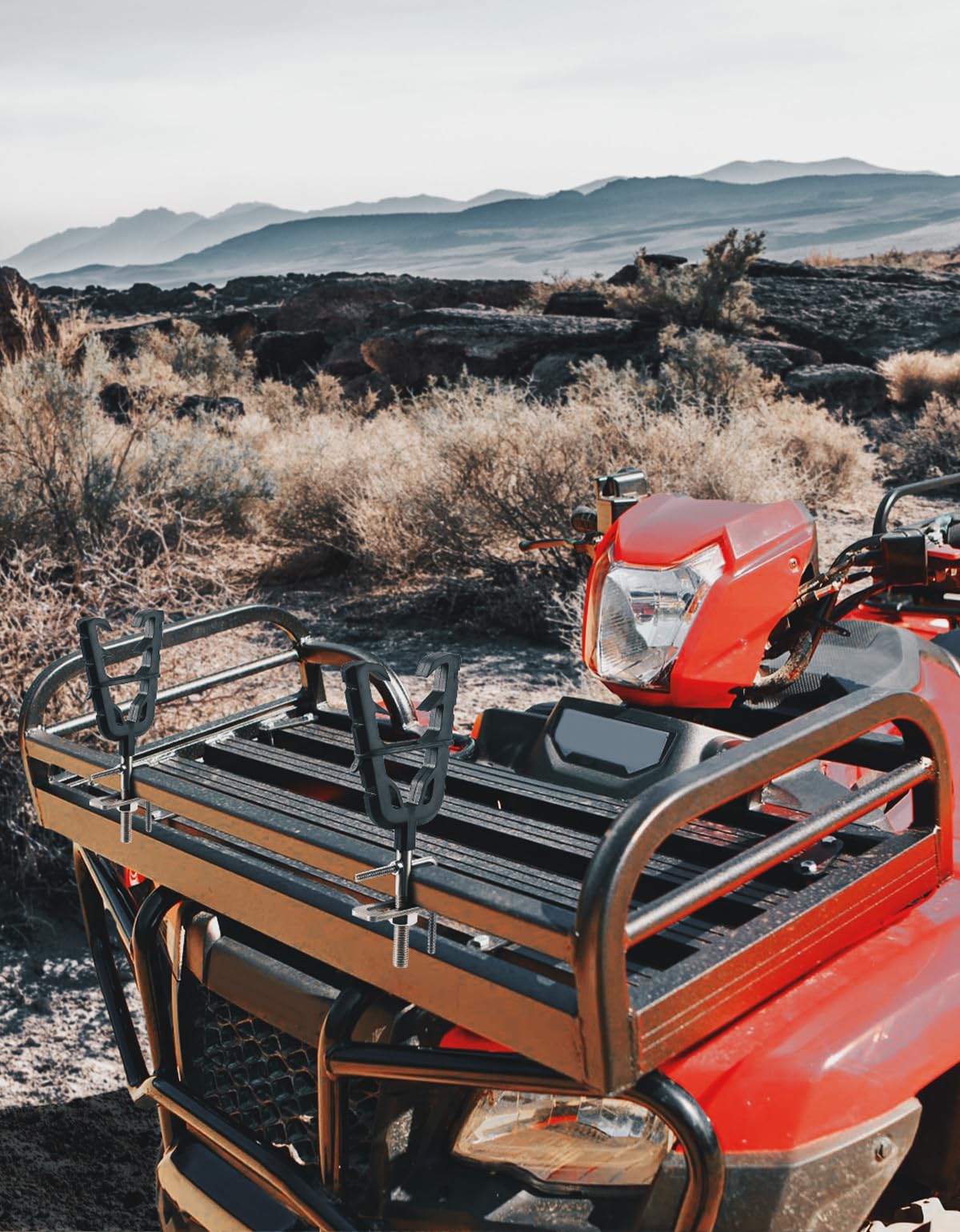 KEMIMOTO portafucile ATV supporto universale gomma
