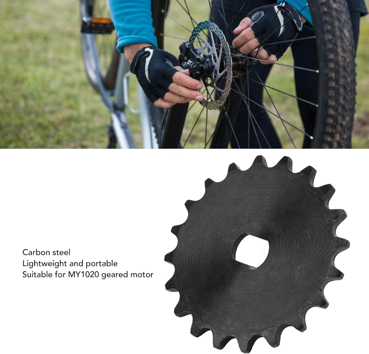 Kuuleyn Pignone 420 18 Denti Acciaio Carbonio Moto