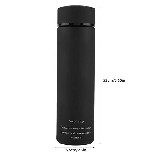 Kuuleyn bottiglia termica 500 ml nero acciaio inox