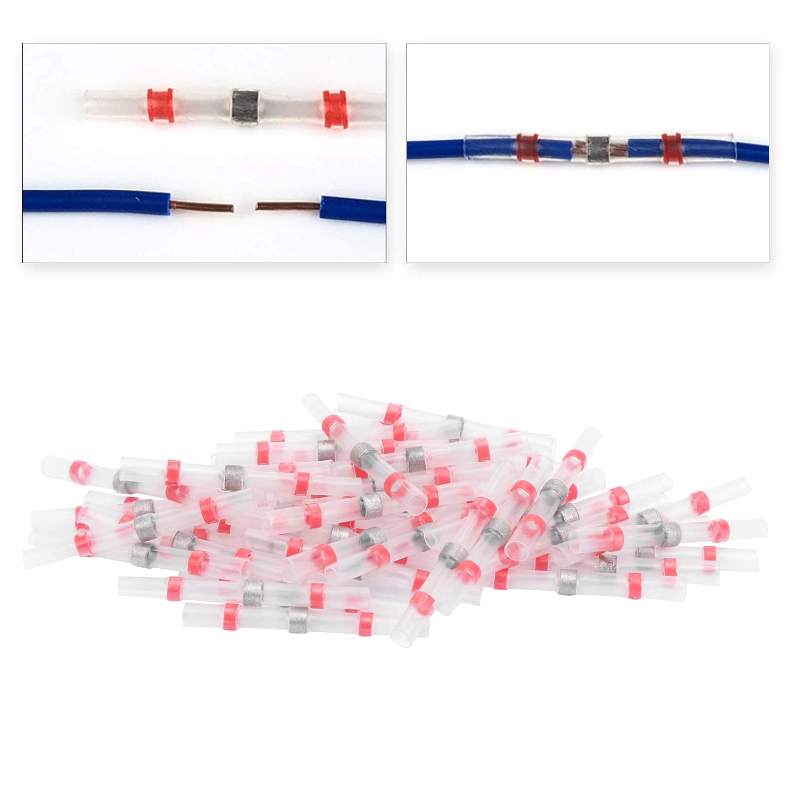 Kuuleyn SST-S21 connettori termorestringenti 50 pezzi impermeabili