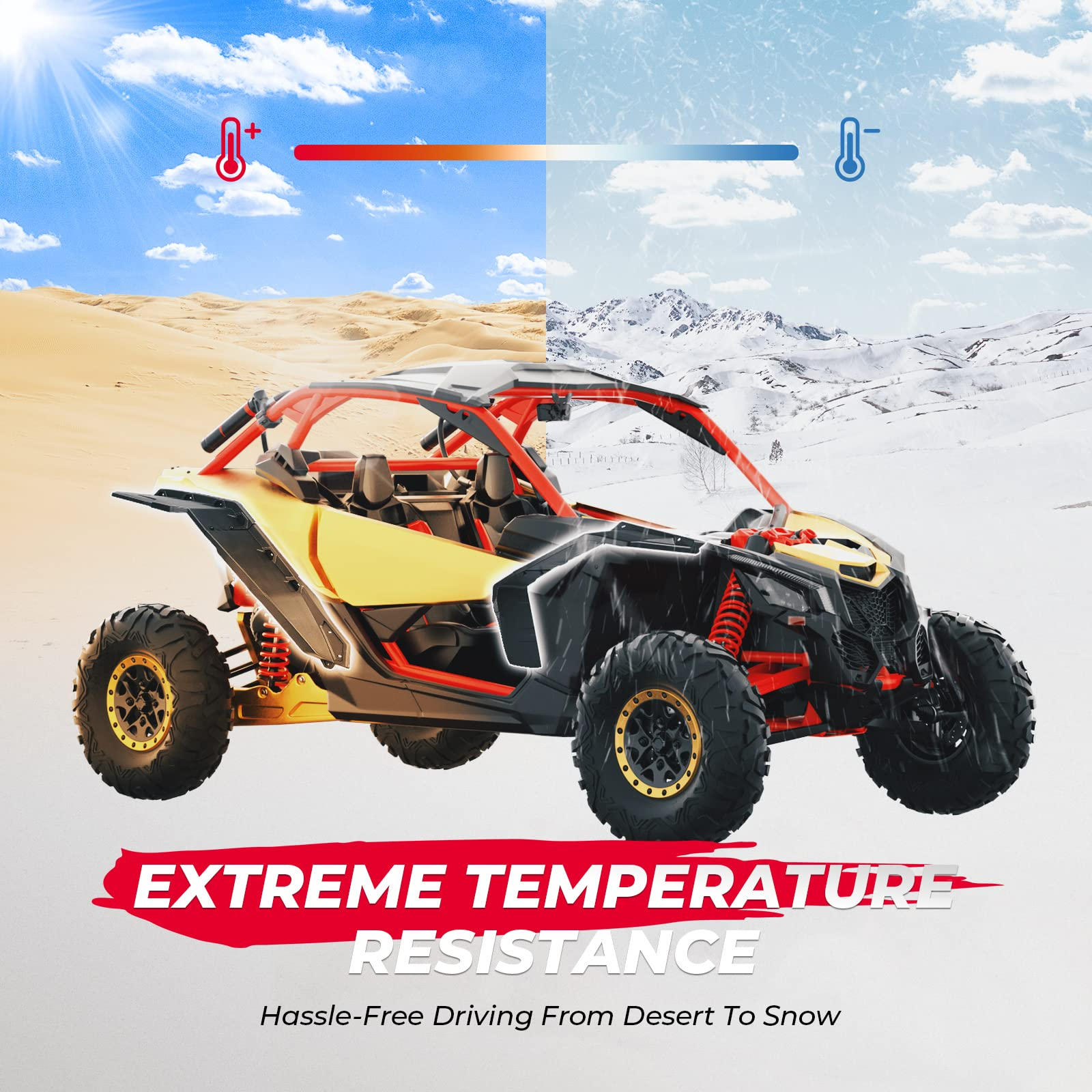 Kemimoto Maverick X3 parafanghi XXL e tetto rigido