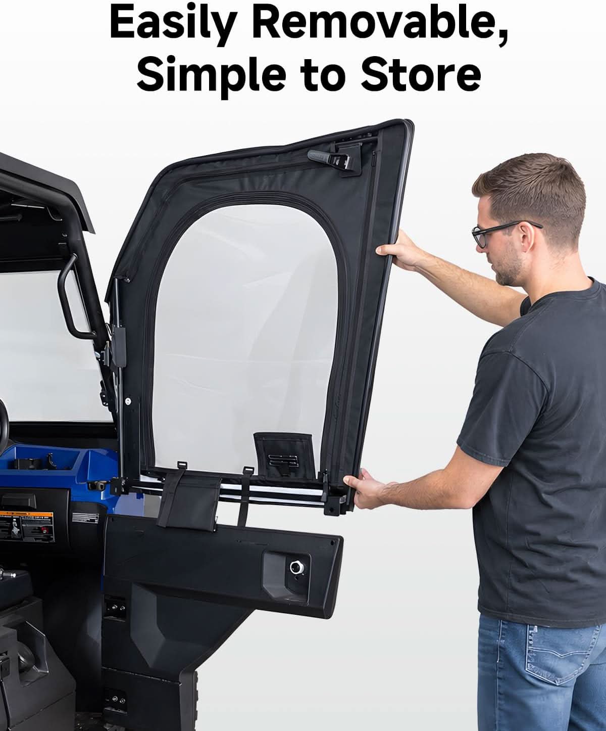 KEMIMOTO Mule Pro porte superiori UTV anteriori+posteriori antivento