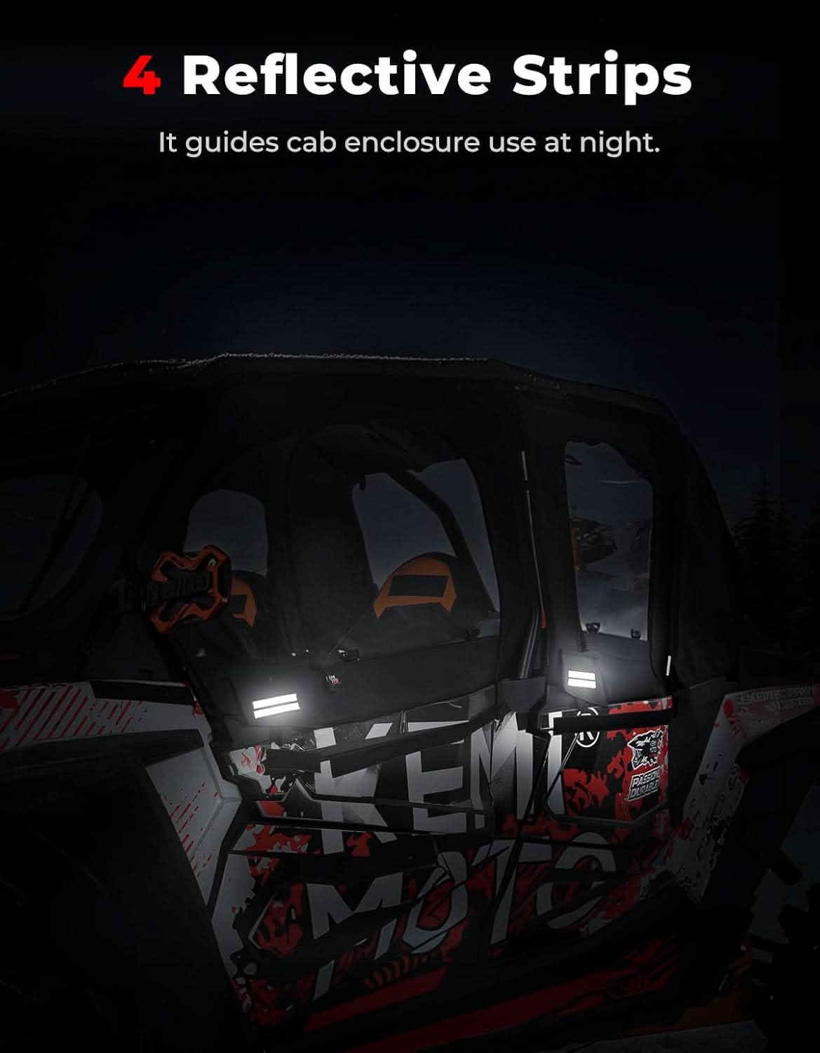 KEMIMOTO porte superiori Polaris RZR XP4 1000 acciaio