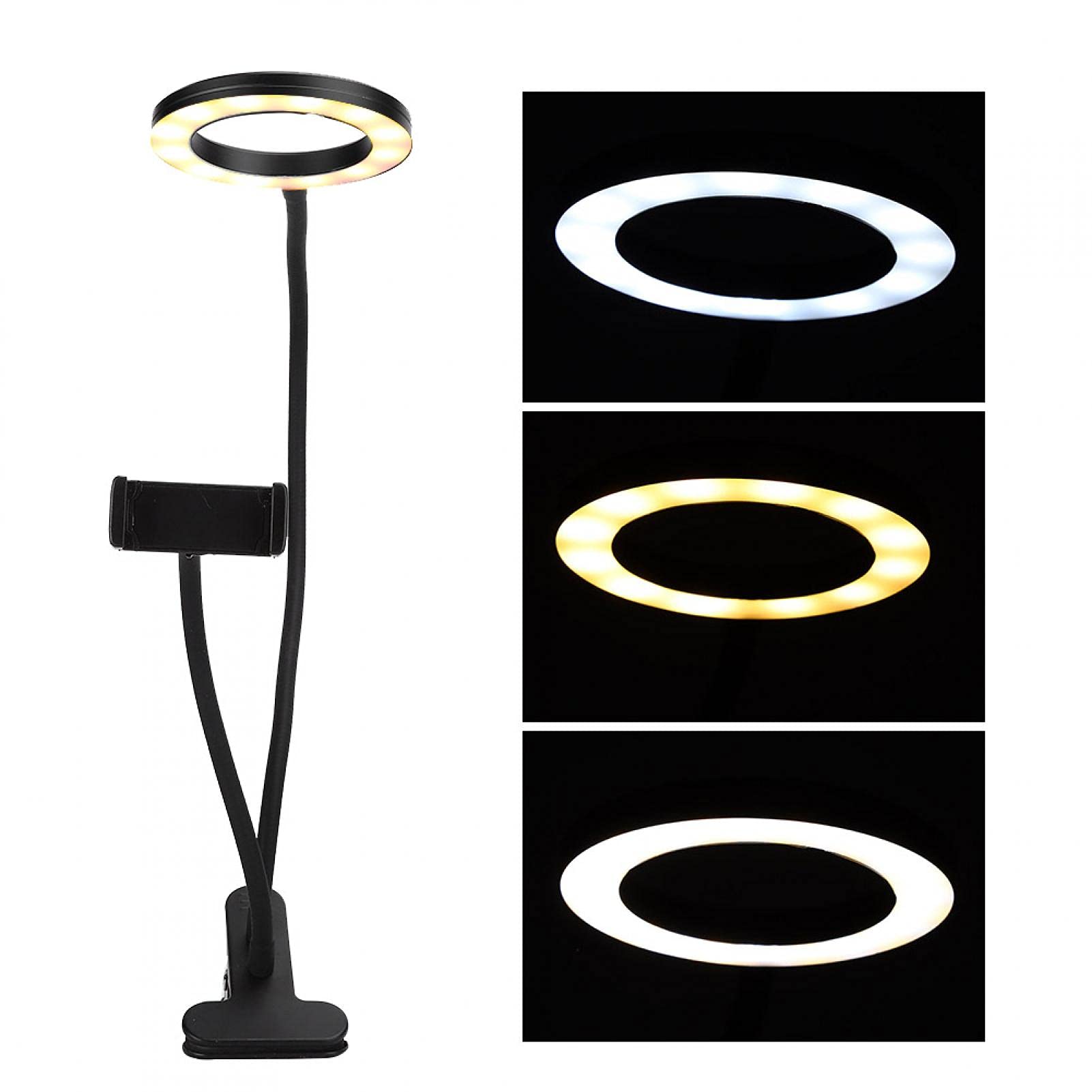 Kuuleyn Lampada LED a clip USB luce regolabile 7W