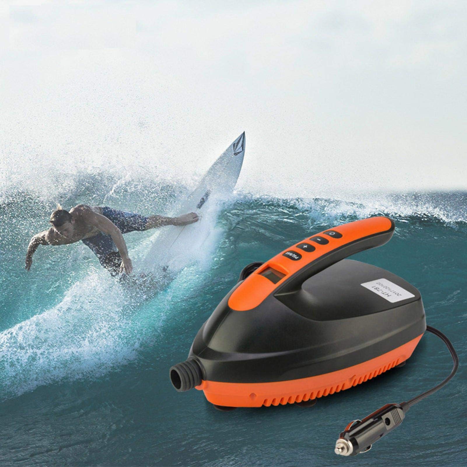 Kuuleyn Pompa aria elettrica 12V digitale per SUP