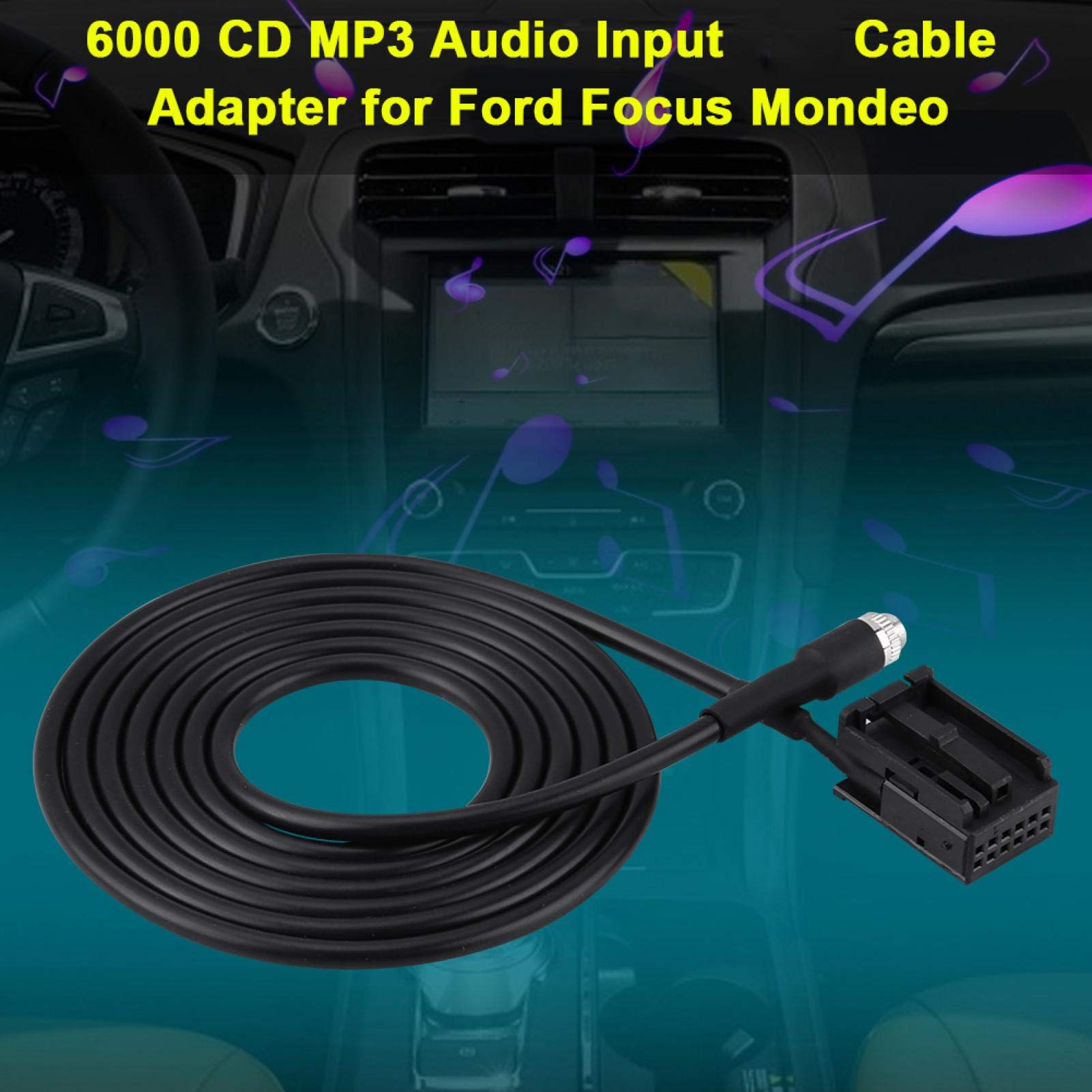 Kuuleyn 6000 CD cavo aux auto 12 pin Focus Mondeo 145 cm
