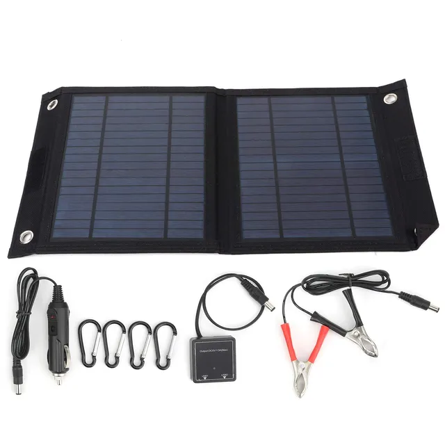 Kuuleyn Pannello Solare 20W pieghevole doppia USB