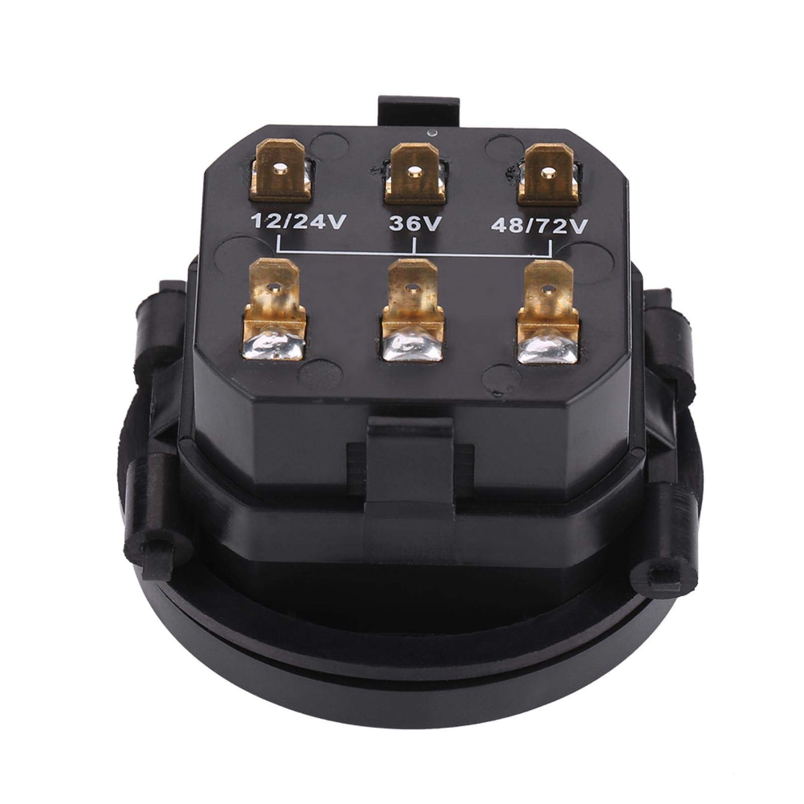 Kuuleyn Indicatore Batteria LED Digitale 12V-72V con Contaore