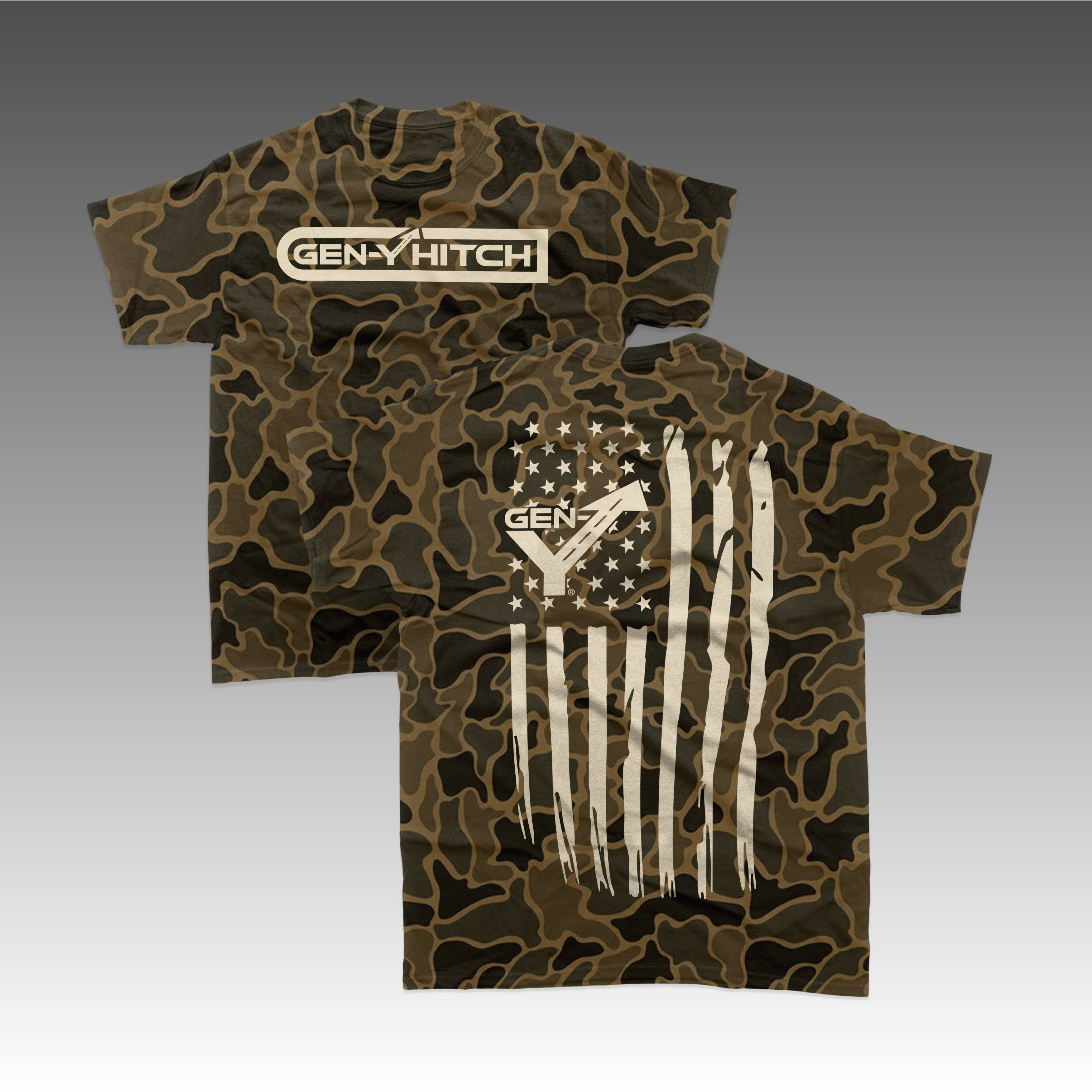 GEN-Y Camo Shirt maglietta cotone duck camo manica corta XL