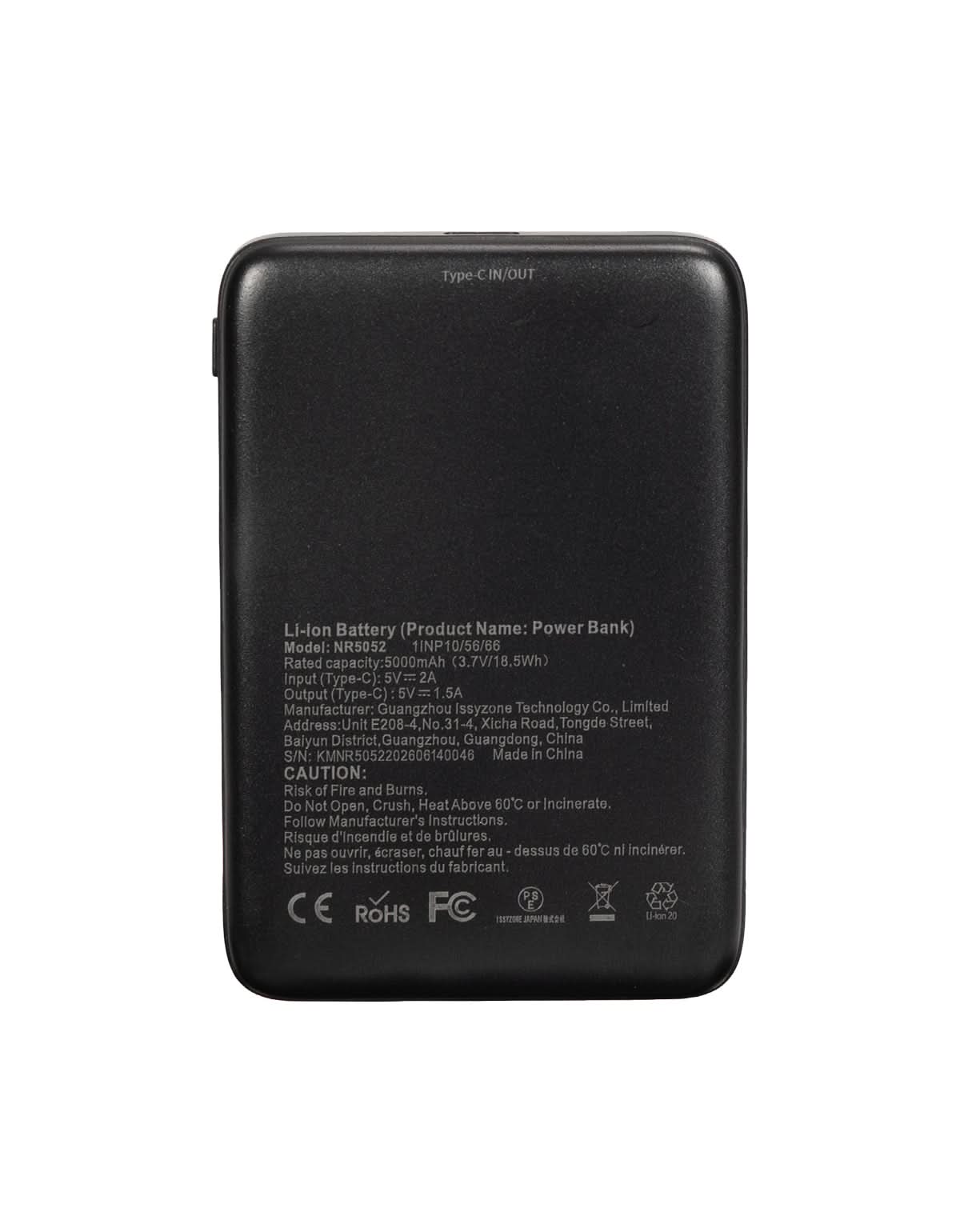 KEMIMOTO batteria calze riscaldate 5000mAh 3.7V portatile