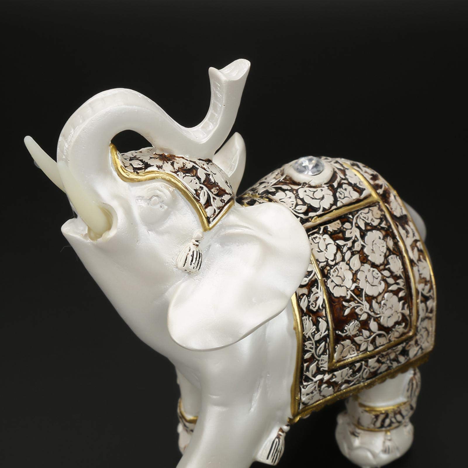 Kuuleyn Statuetta Elefante Portafortuna Vintage 170mm Ufficio Casa