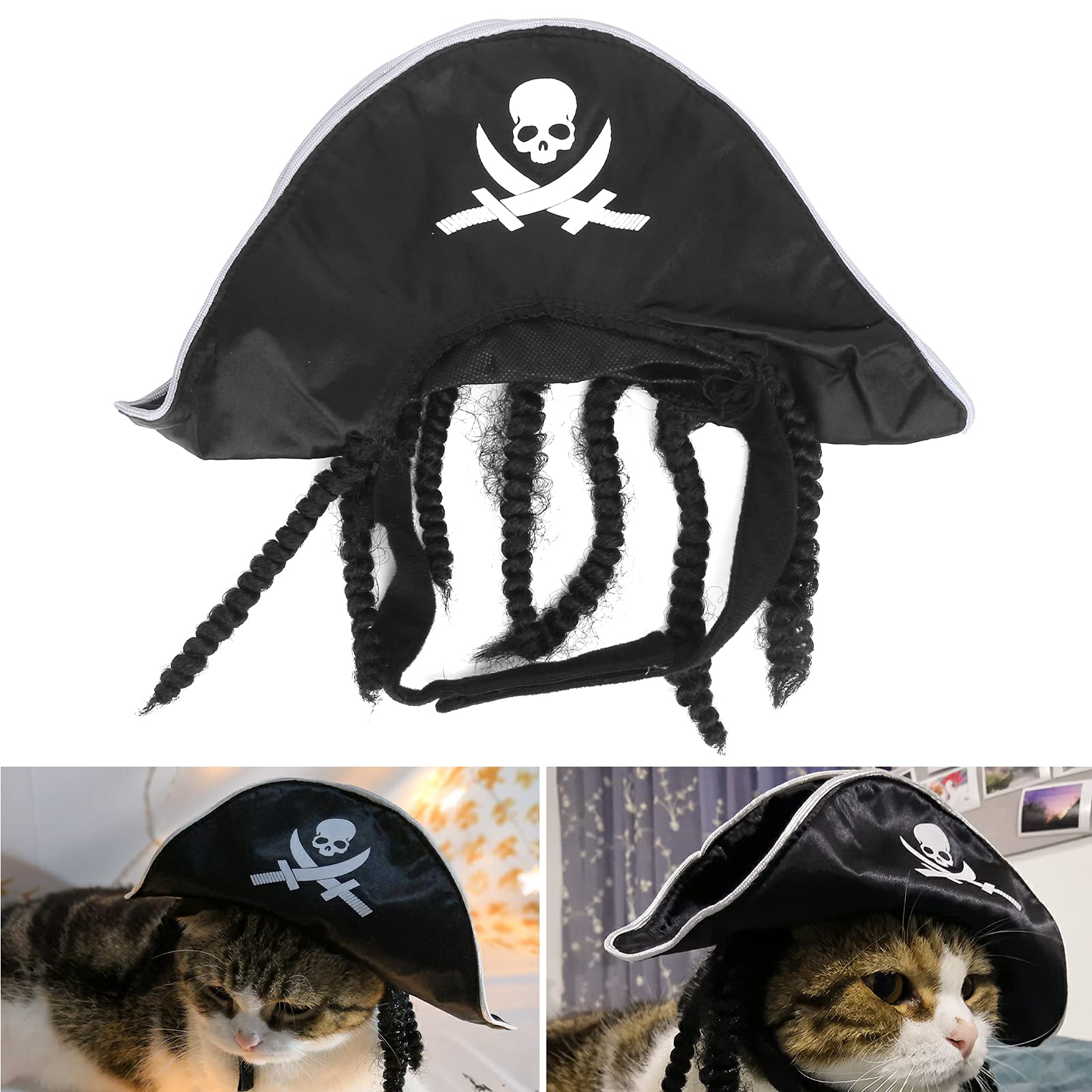 Kuuleyn Cappello Pirata Animali Tessuto 5-7,5 kg