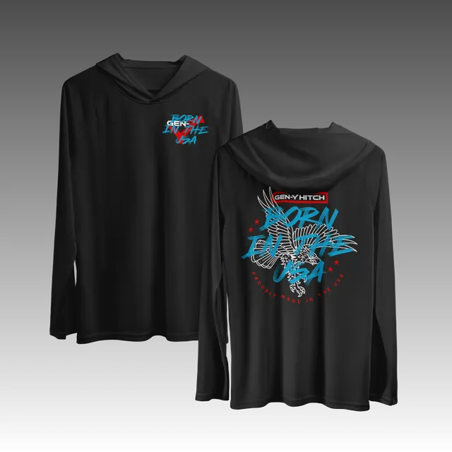 GEN-Y Born in the USA felpa tecnica nera L