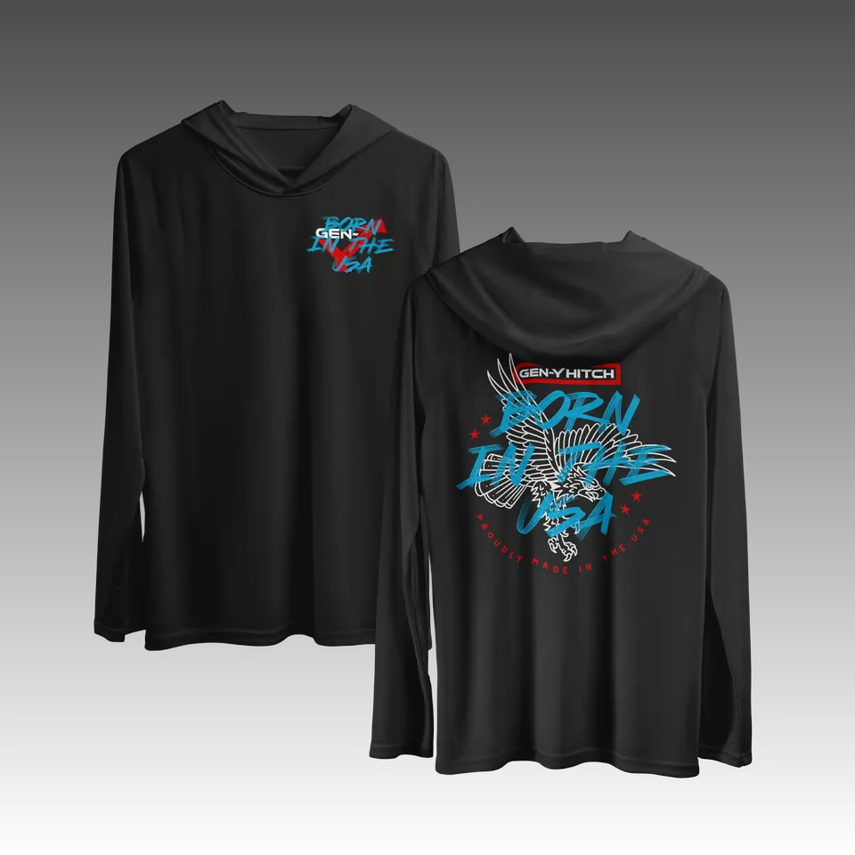 GEN-Y Born in the USA felpa tecnica nera L