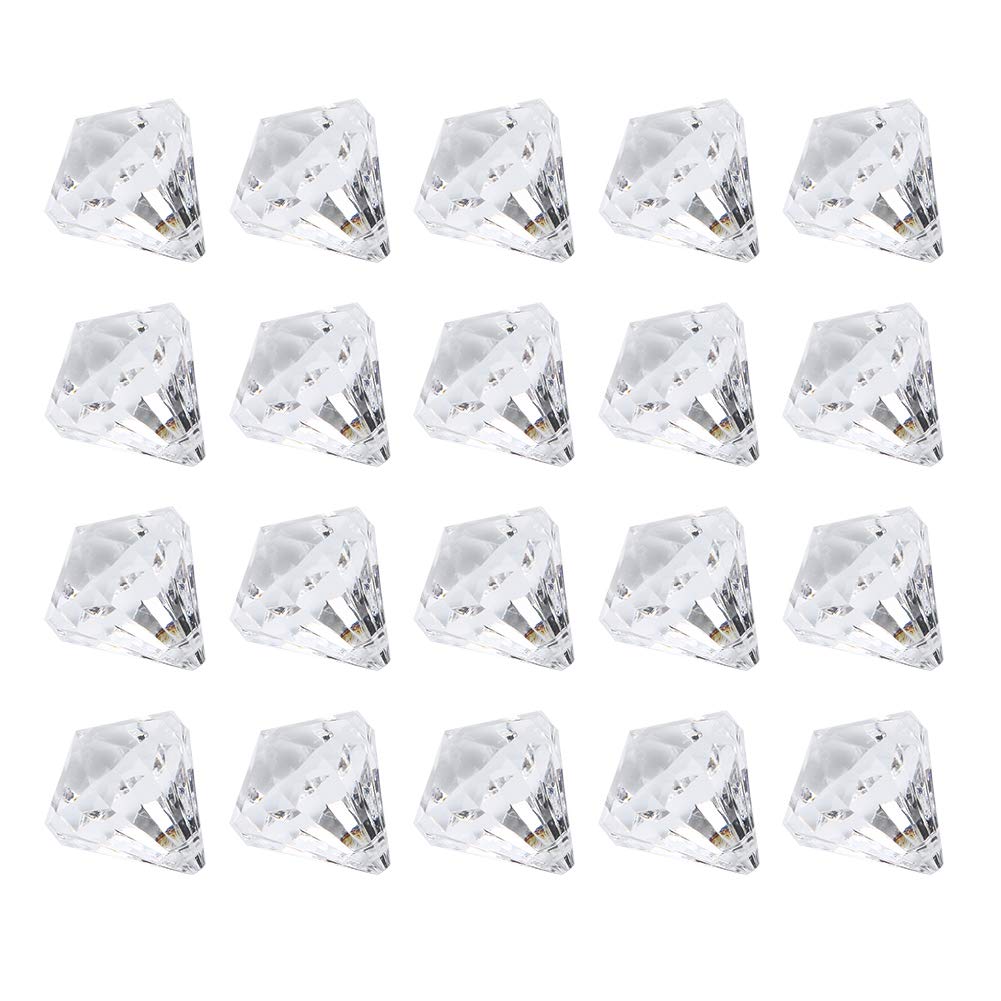 AOWINHIT Ciondoli Diamante Acrilico 2,5 cm 20 Pezzi fai da te