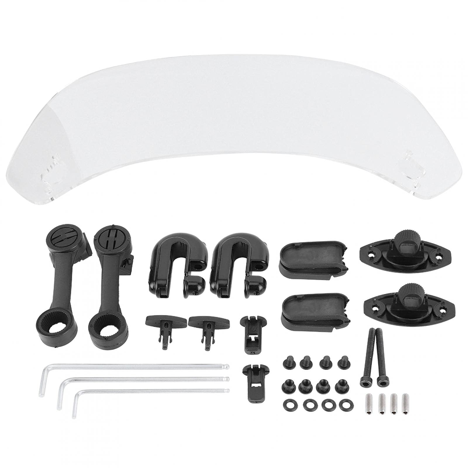 Kuuleyn Spoiler Parabrezza Moto Universale Trasparente