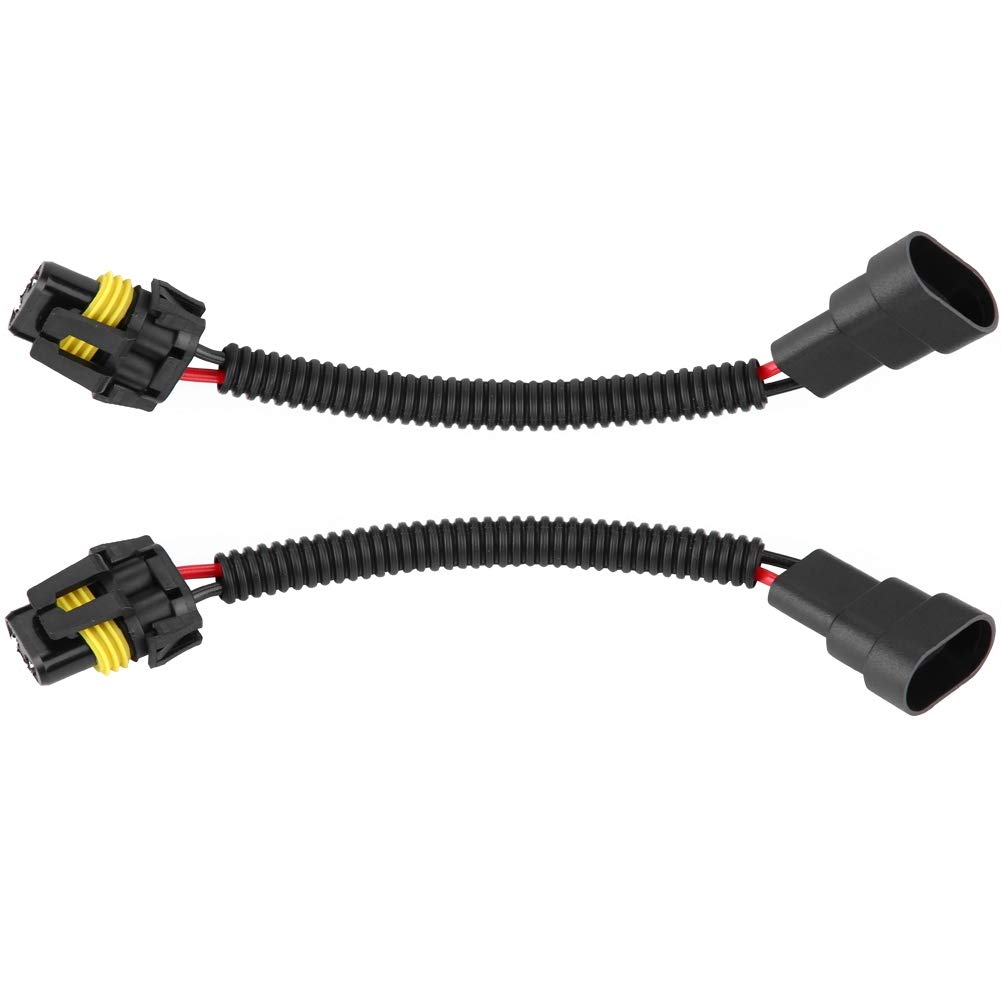 Kuuleyn Cablaggio Faro 9005/9006 Prolunga 2 Pezzi Nero