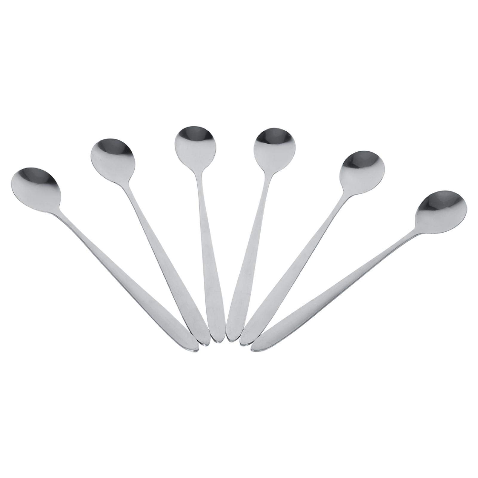 Kuuleyn cucchiai da tavola manico lungo 6 pezzi inox