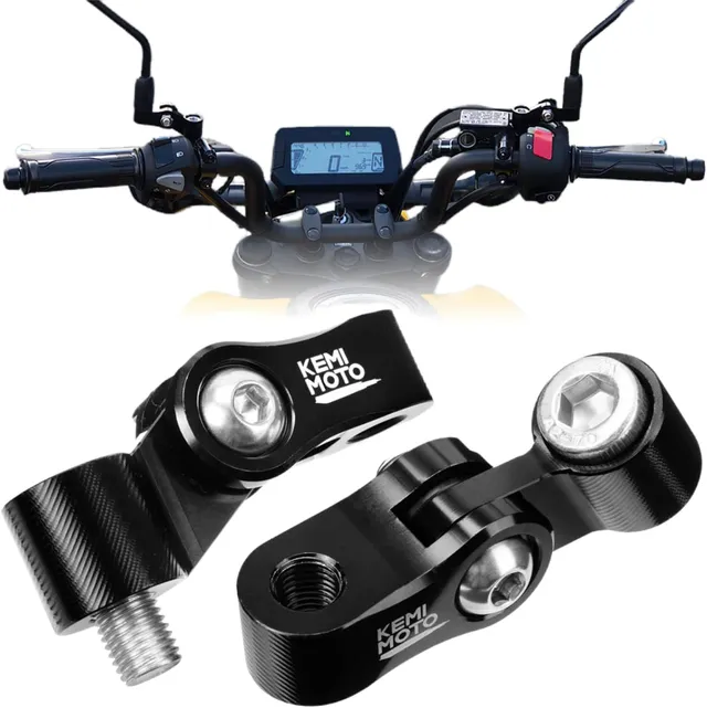KEMIMOTO supporto specchietto retrovisore moto universale 10mm