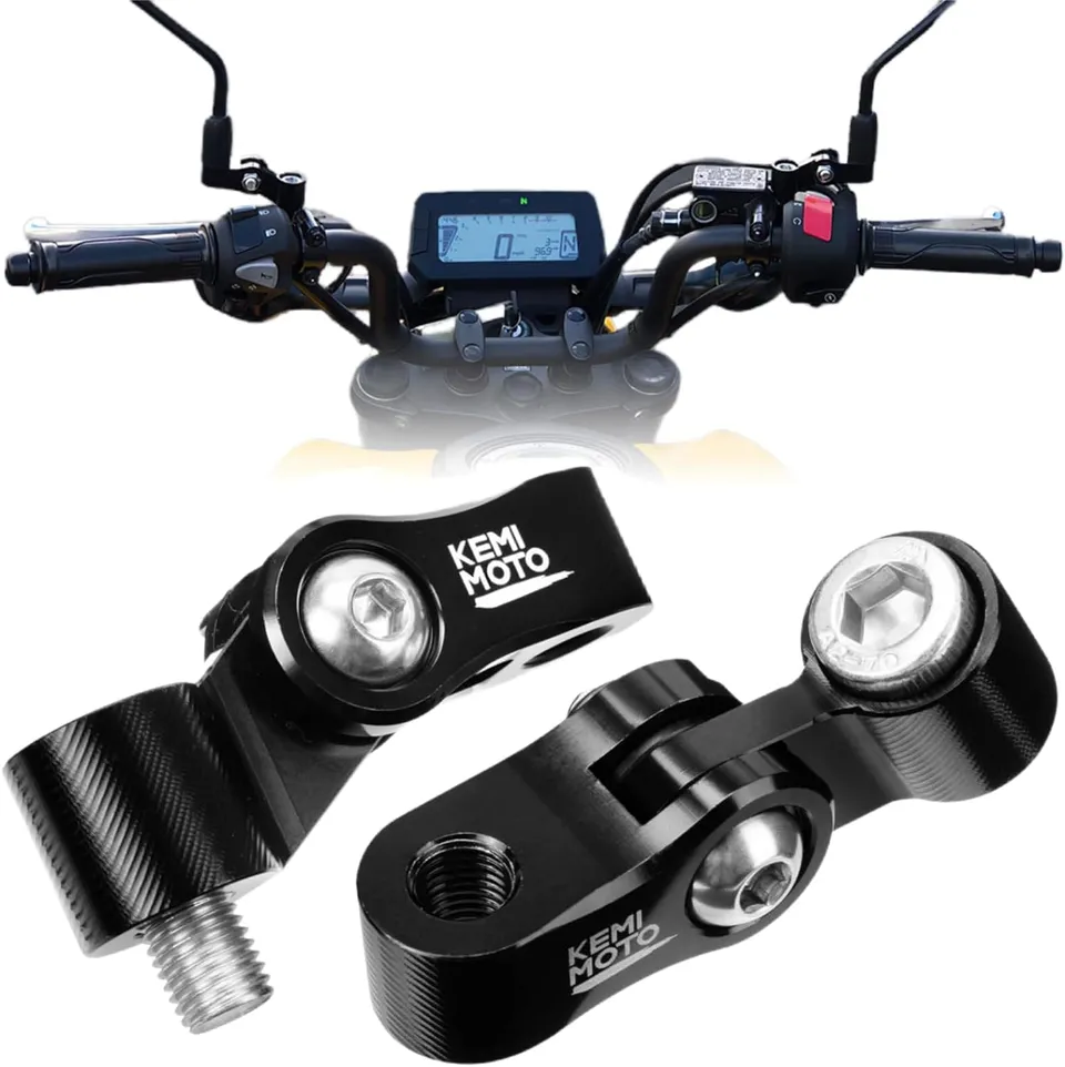 KEMIMOTO supporto specchietto retrovisore moto universale 10mm