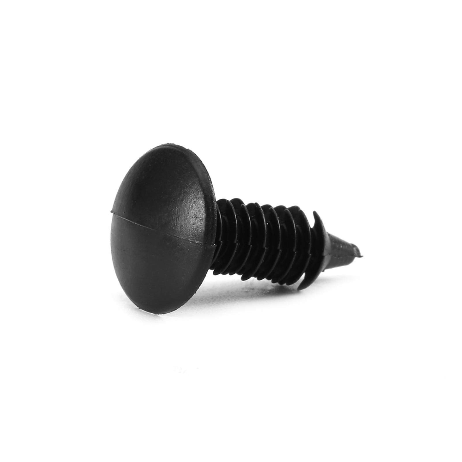 Kuuleyn clip rivetti nylon nero 6,4 mm 100 pezzi auto