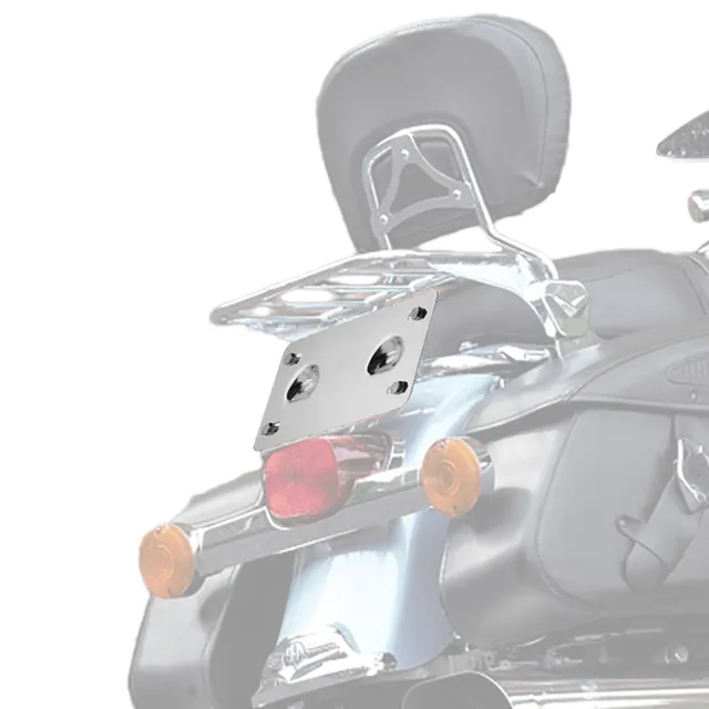 KEMIMOTO F1808-01001SL portatarga moto alluminio reclinato
