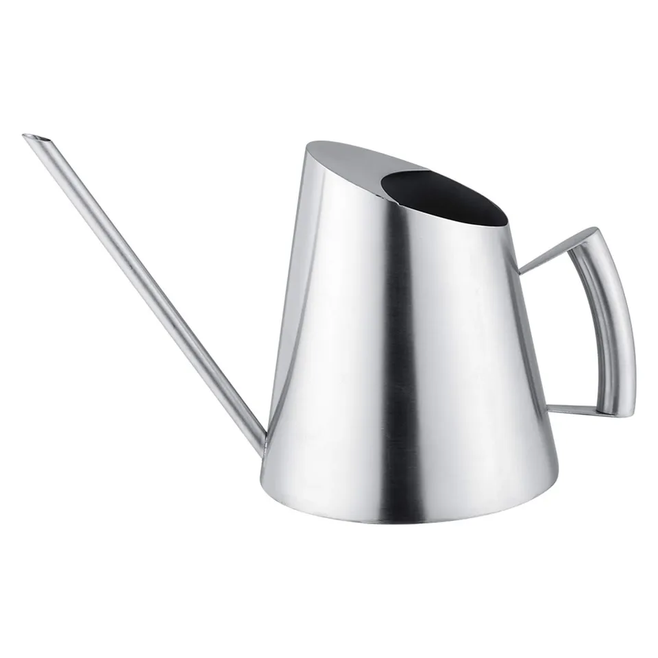 Kuuleyn Annaffiatoio Acciaio Inox 1500 ml Beccuccio Lungo