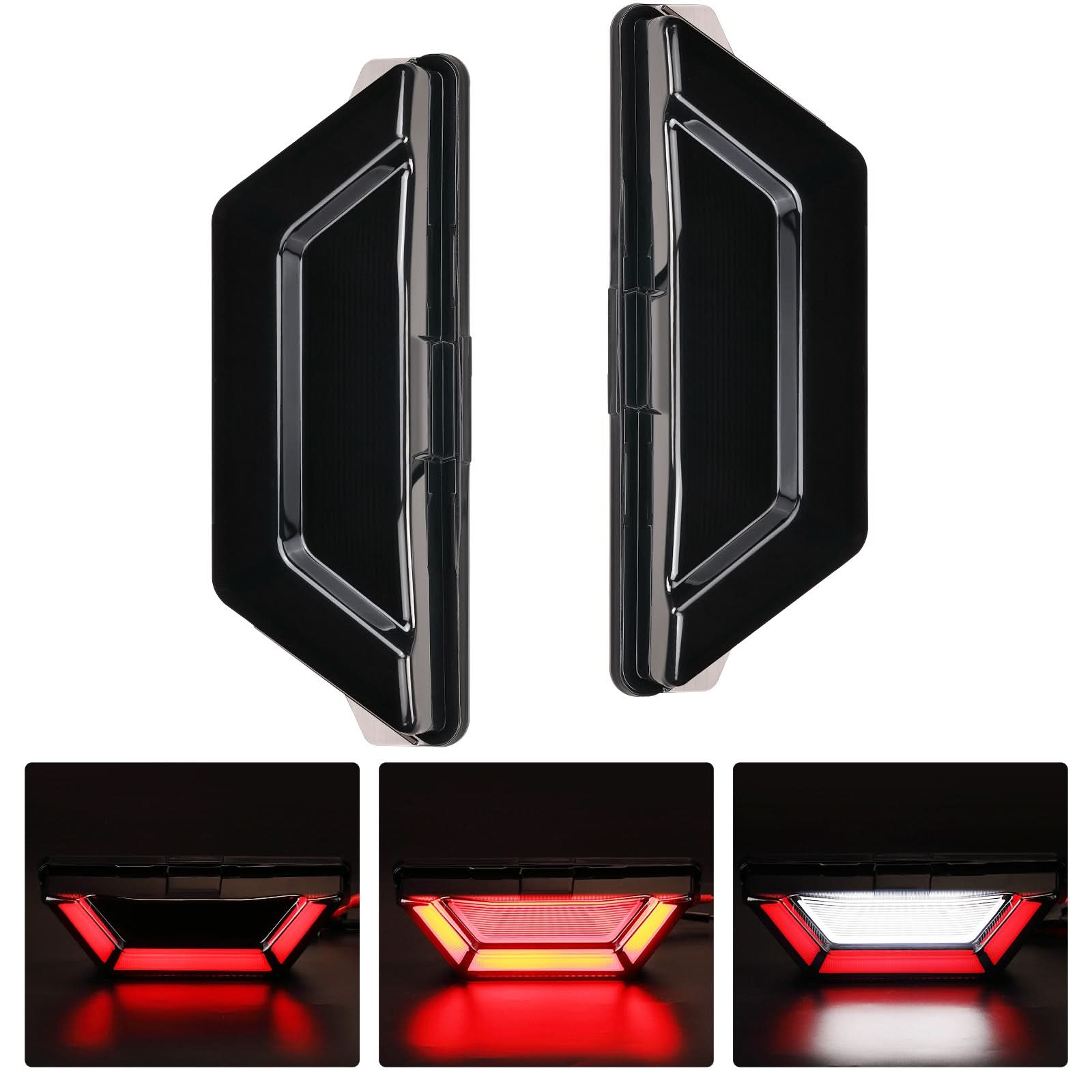 KEMIMOTO fari posteriori LED fumé per Yamaha RMAX 1000 coppia