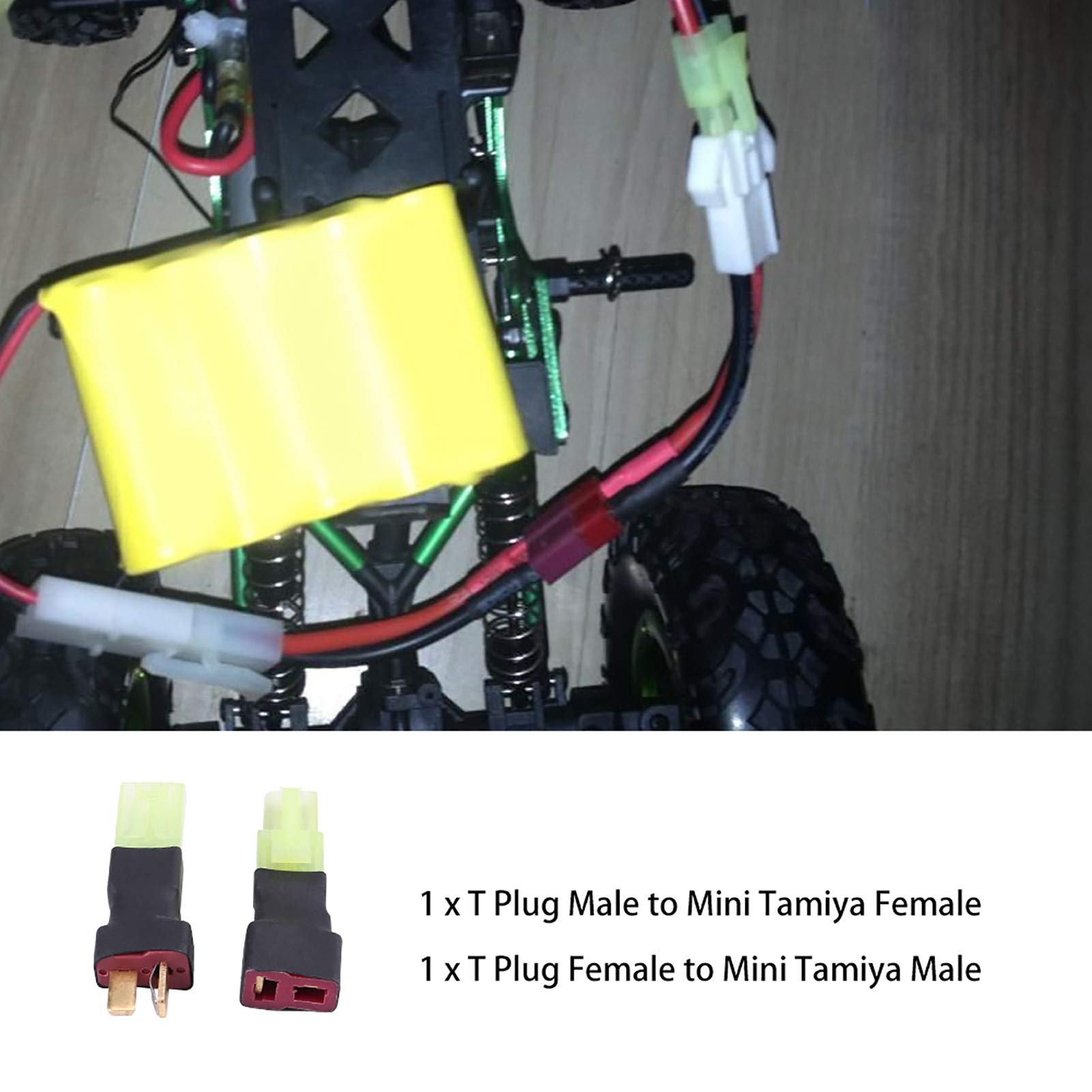 Kuuleyn T-Plug Mini Tamiya cavo adattatore batteria RC 2 pezzi