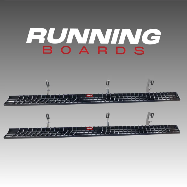 GEN-Y Running Boards pedane laterali RAM 1500 Crew Cab