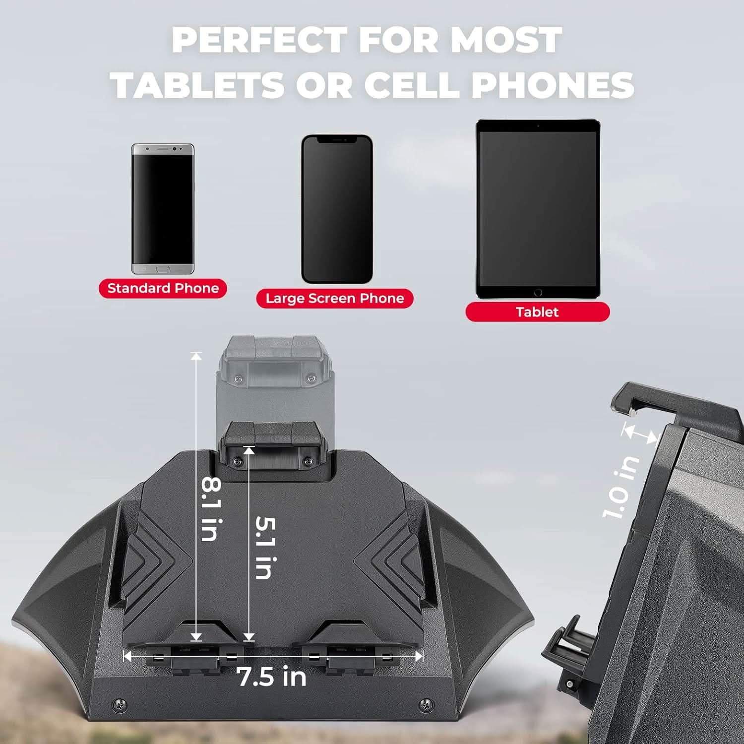 Kemimoto ZForce 950 supporto tablet 5-8 pollici UTV