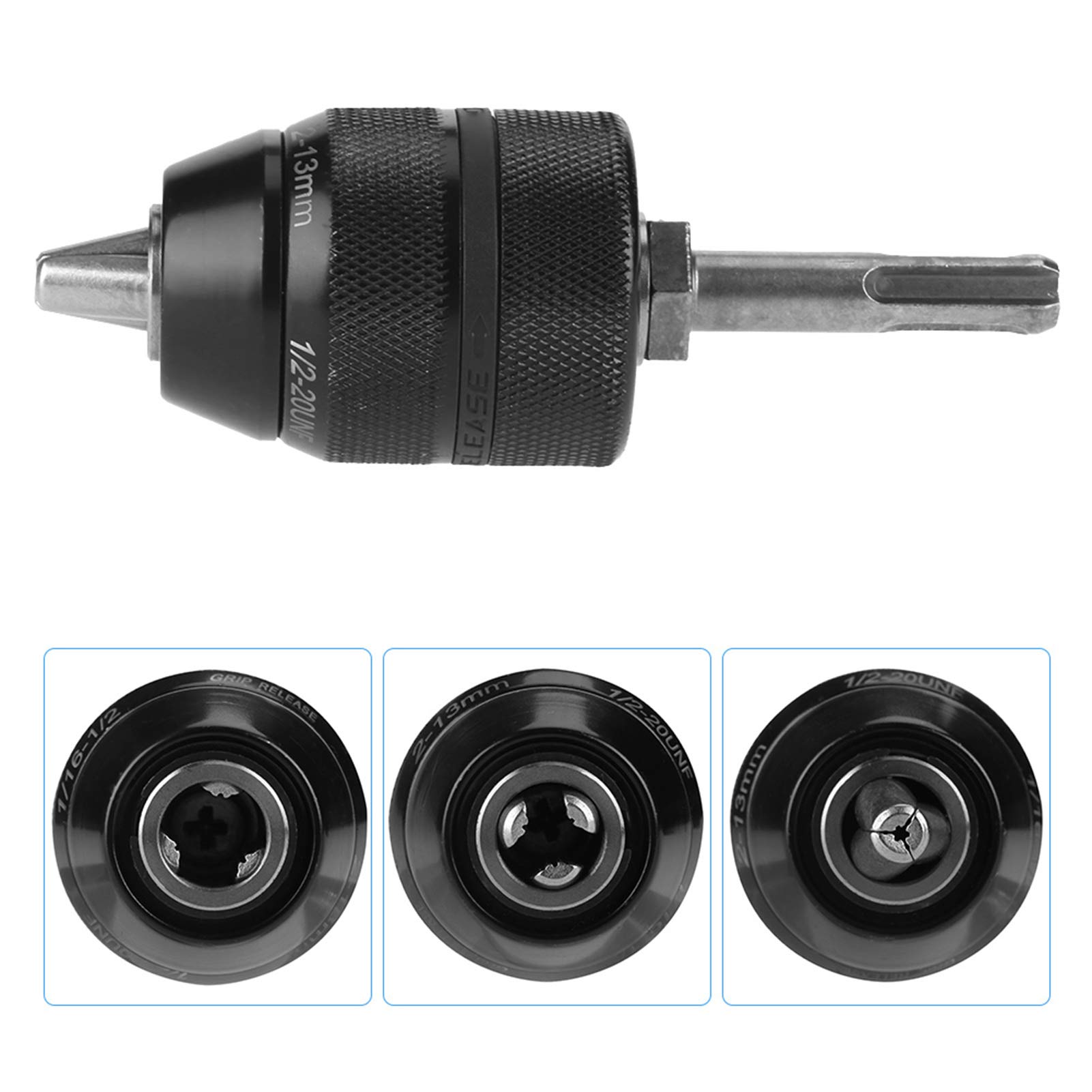 Kuuleyn mandrino autoserrante trapano 2-13 mm con adattatore SDS
