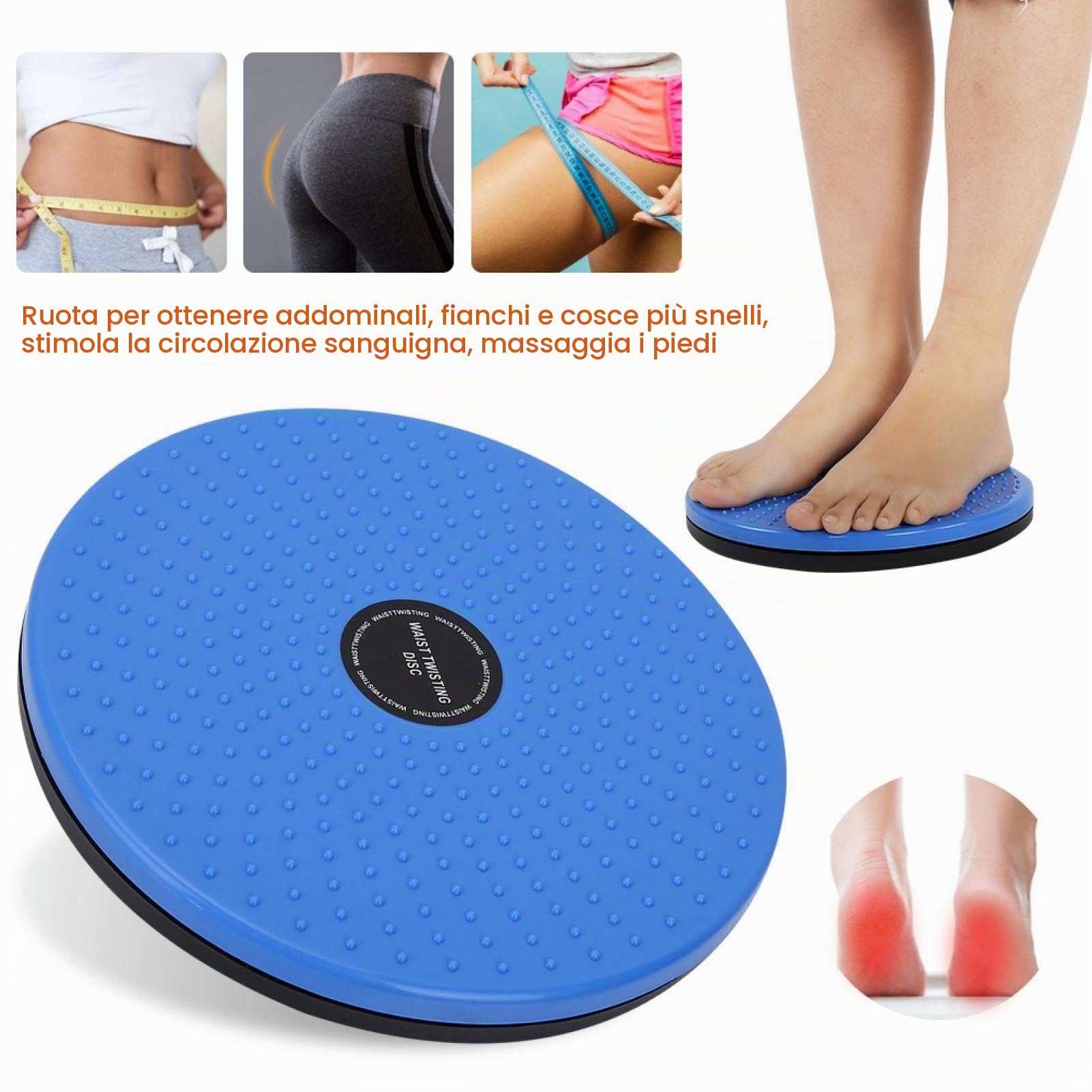 Kuuleyn disco twist vita balance board massaggio piedi