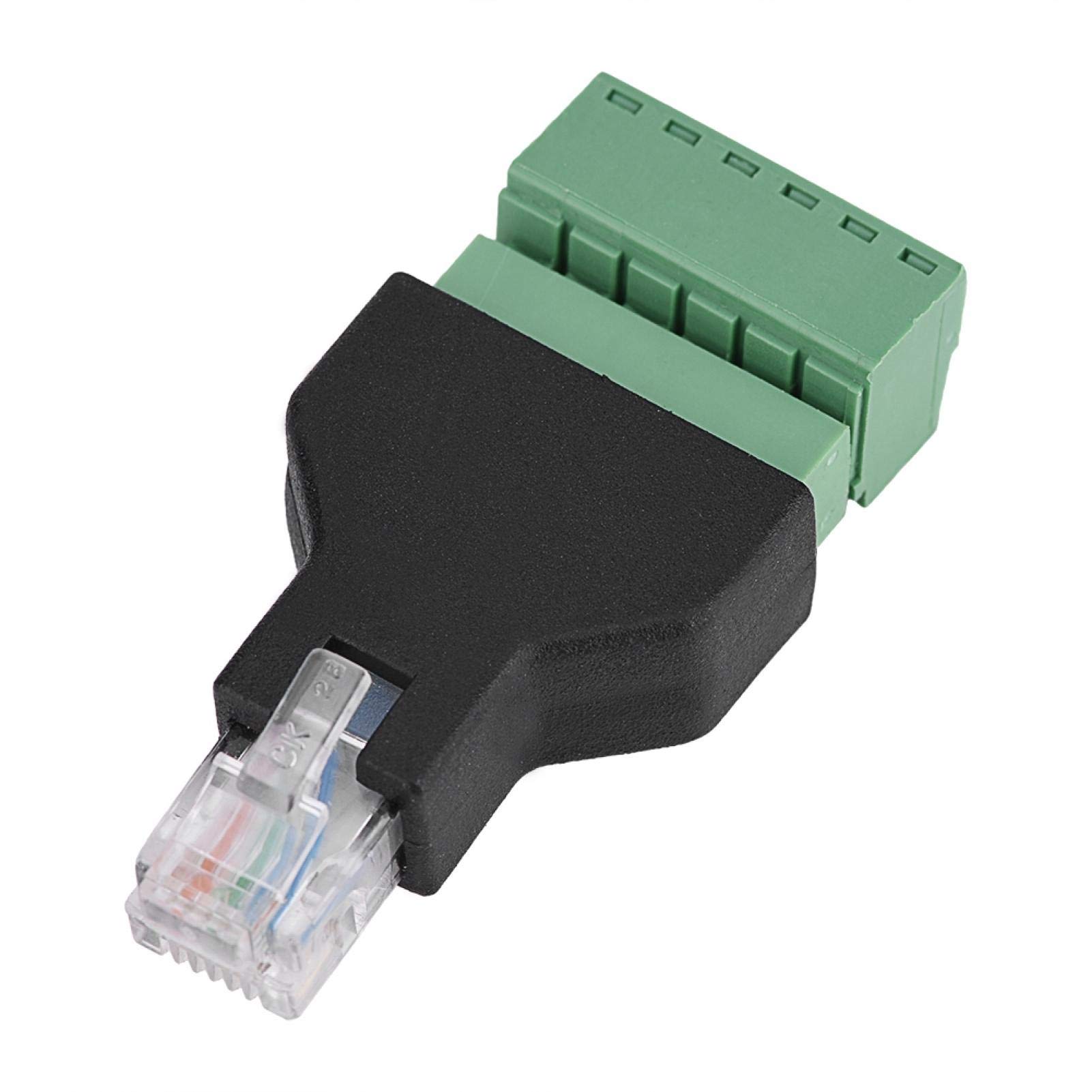 Kuuleyn adattatore RJ12 6P6C maschio a vite 1 pz