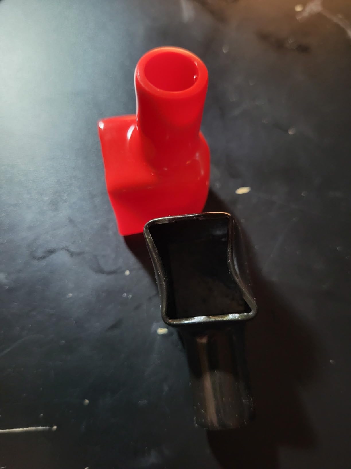 AOWINHIT 192681 192682 copriterminali batteria rosso nero 2 pz PVC