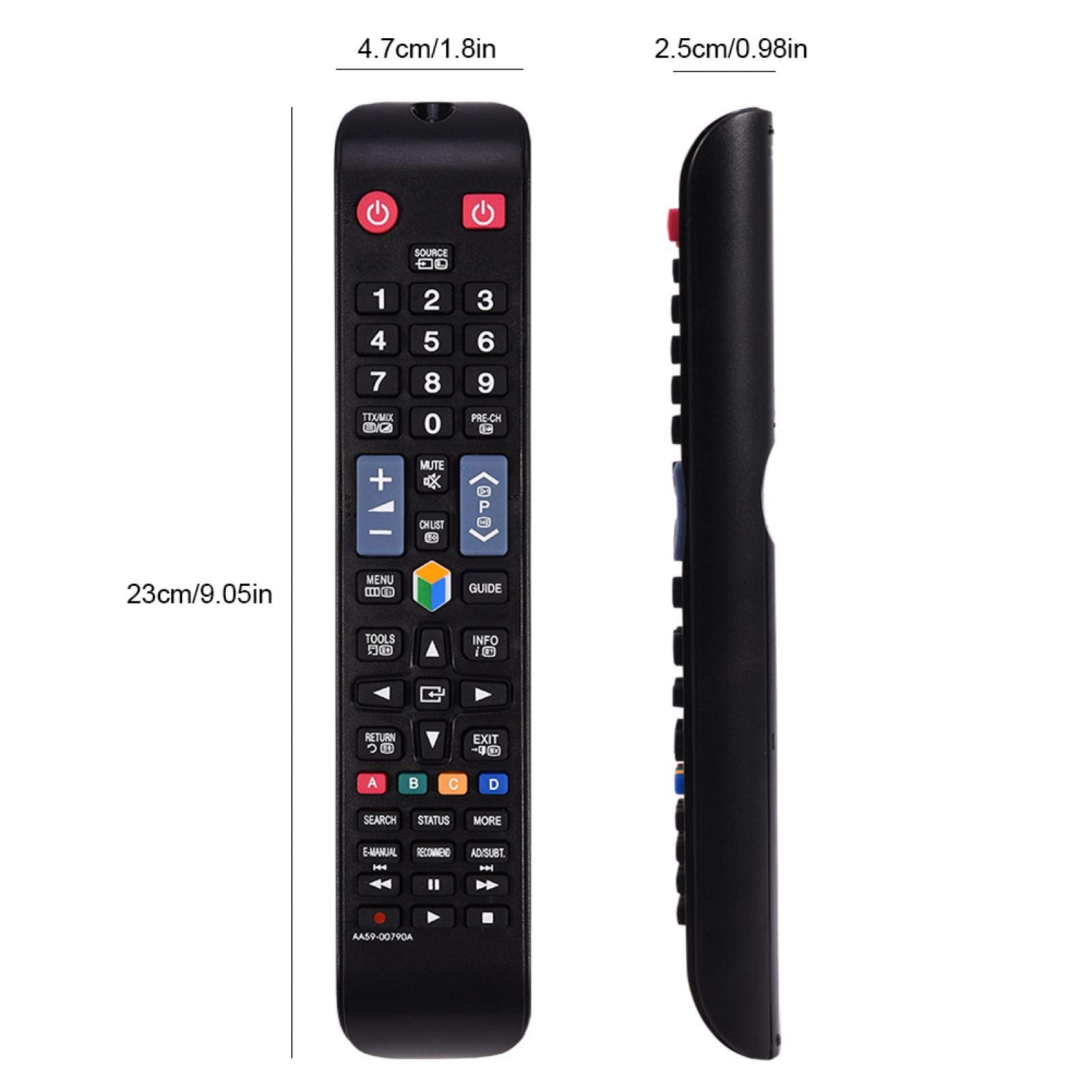 Kuuleyn Telecomando AA59-00790A per TV BN59-01178B nero