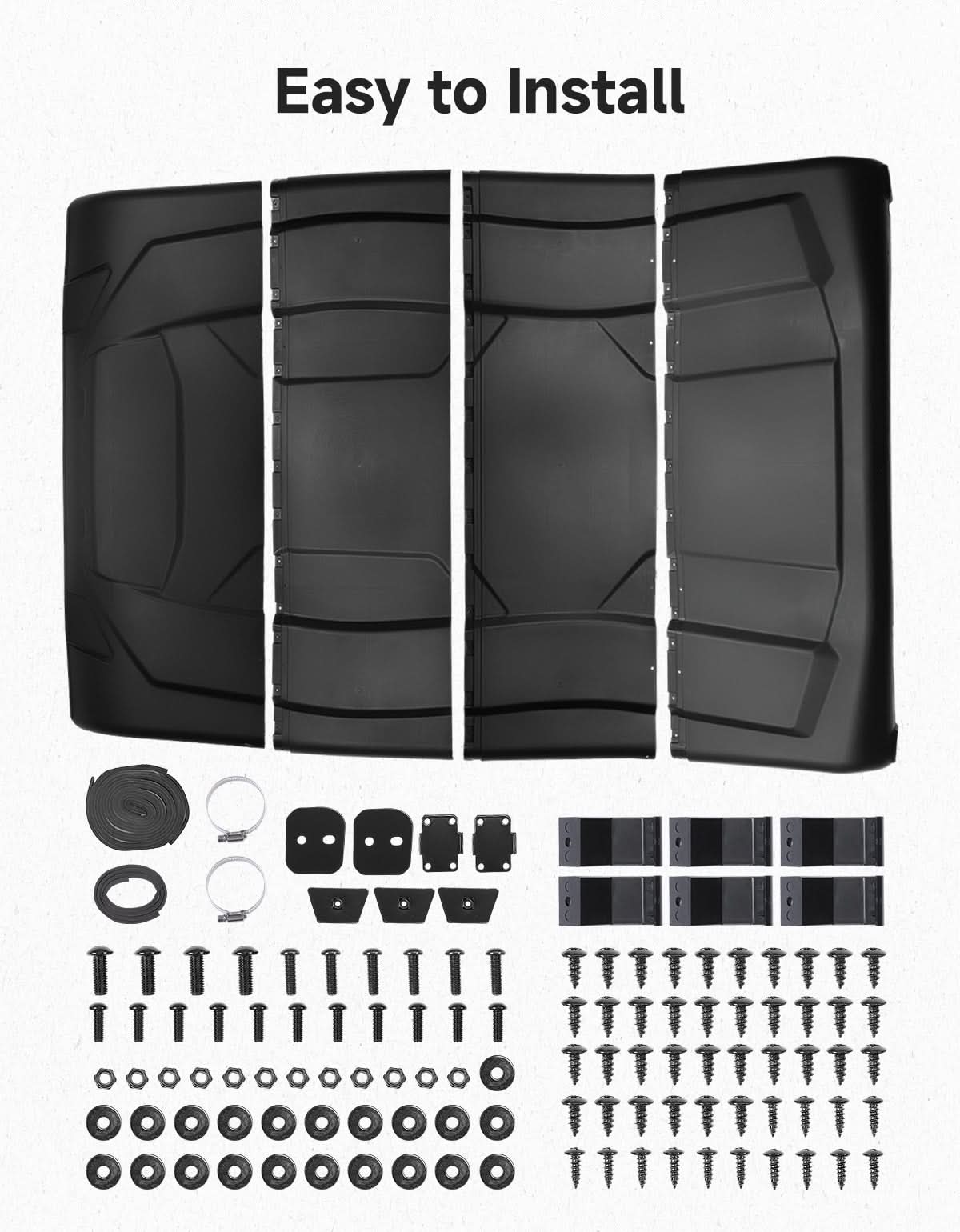 Kemimoto Defender MAX tetto rigido 4 pezzi antipioggia