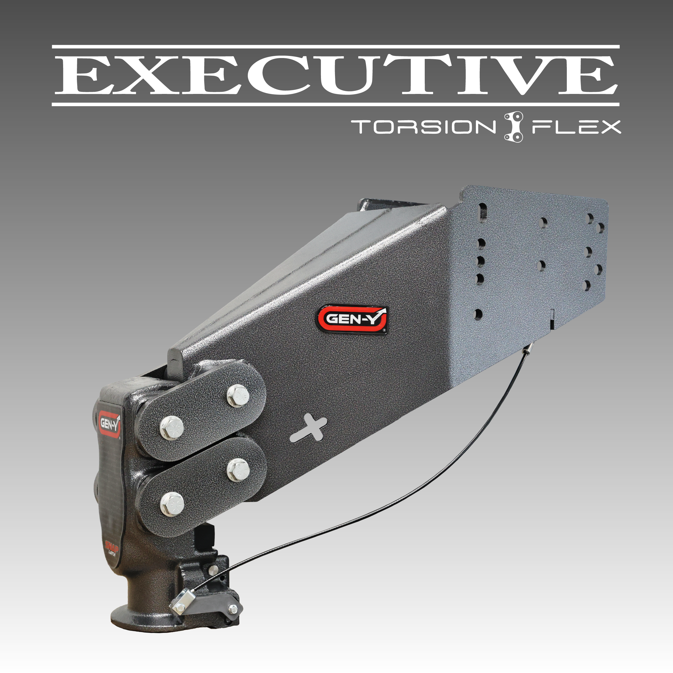 GEN-Y Hitch Executive Fifth Wheel Gooseneck Pin Box Torsion-Flex