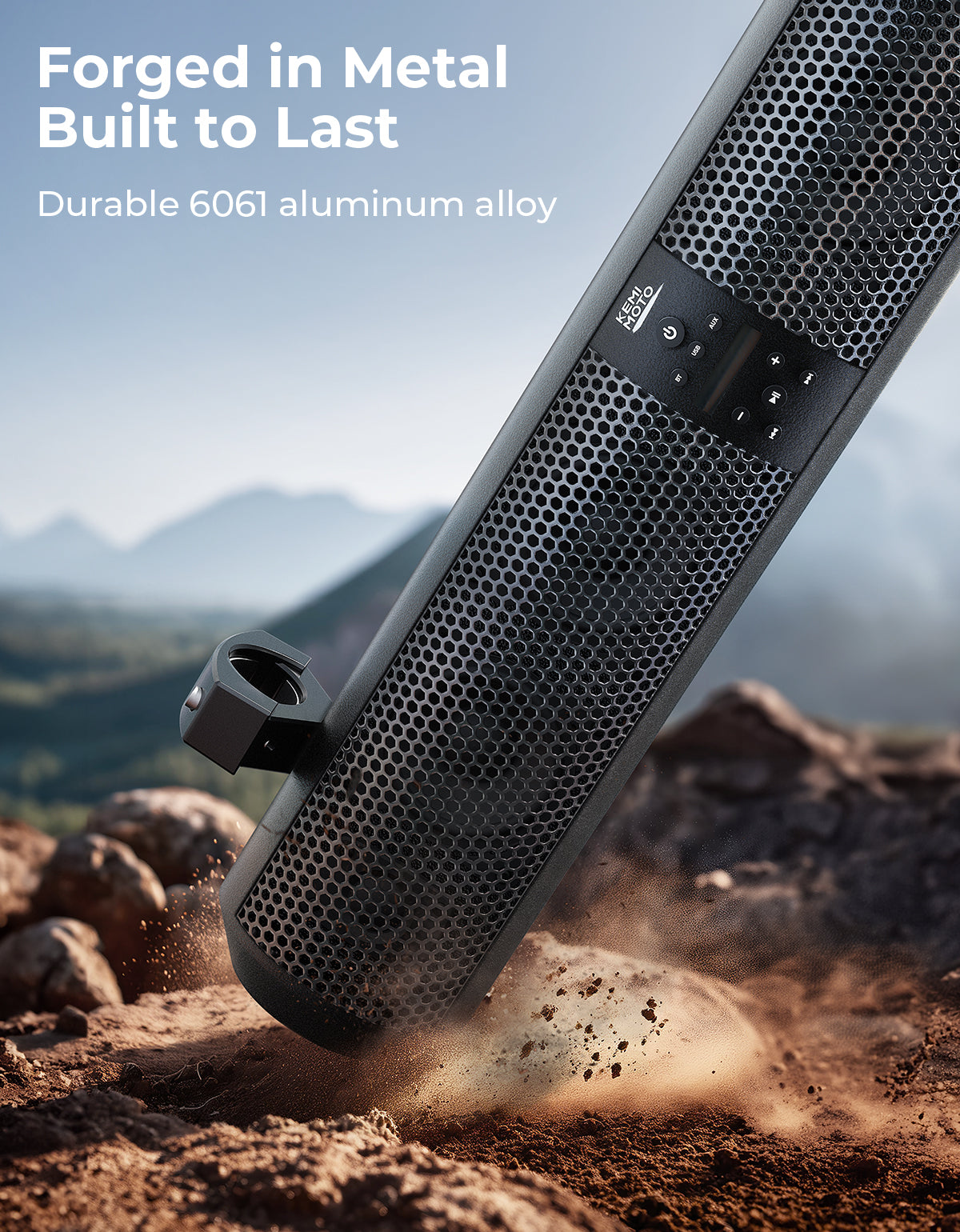 Kemimoto 28 soundbar UTV Bluetooth RGB roll bar 1,5-2,25"