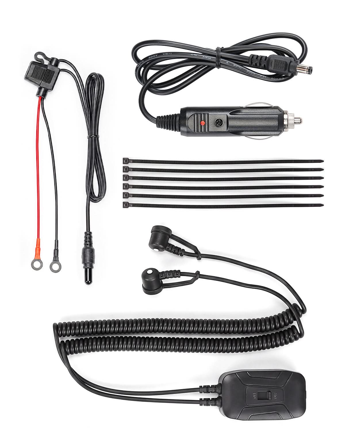Kemimoto guanti riscaldati cavo magnetico 12V moto