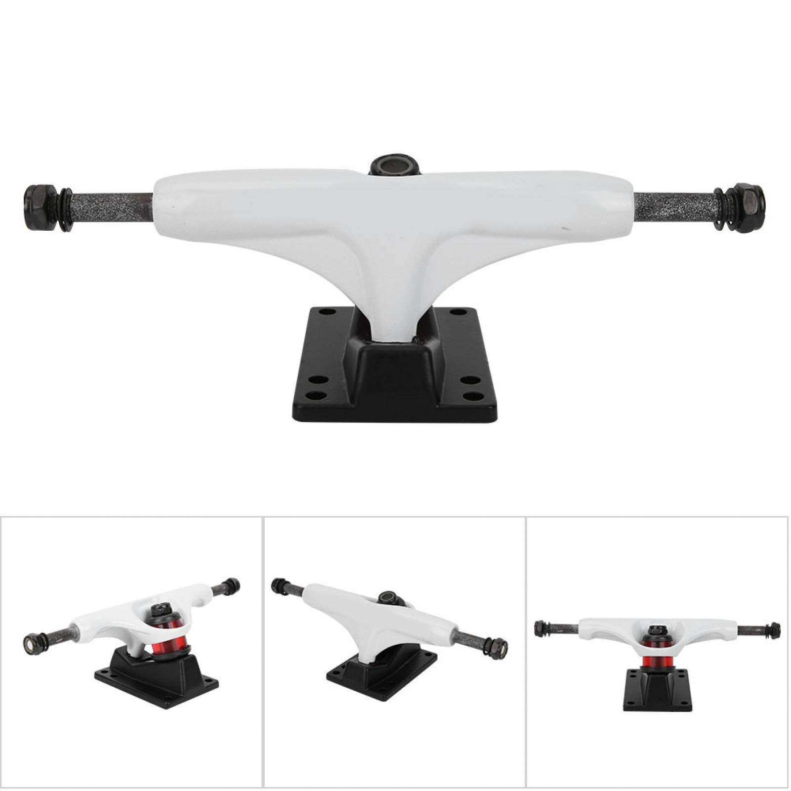 Kuuleyn Truck Skateboard 4-8 Pollici Alluminio Bianco 2 Pezzi