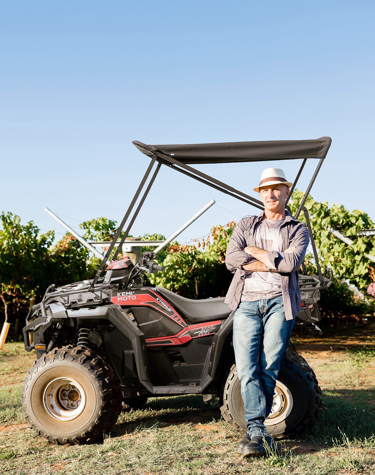 KEMIMOTO ATV tettuccio parasole pieghevole universale UV