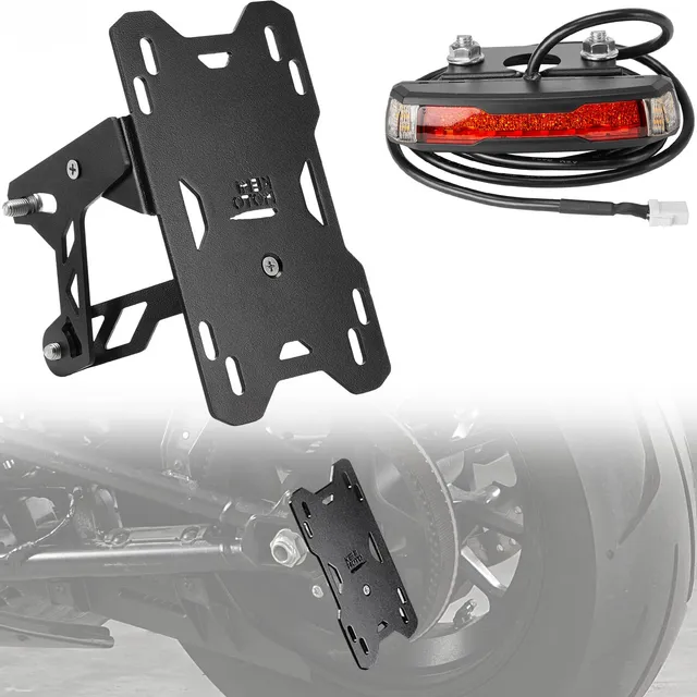 Kemimoto Sportster S RH1250 portatarga laterale alluminio LED