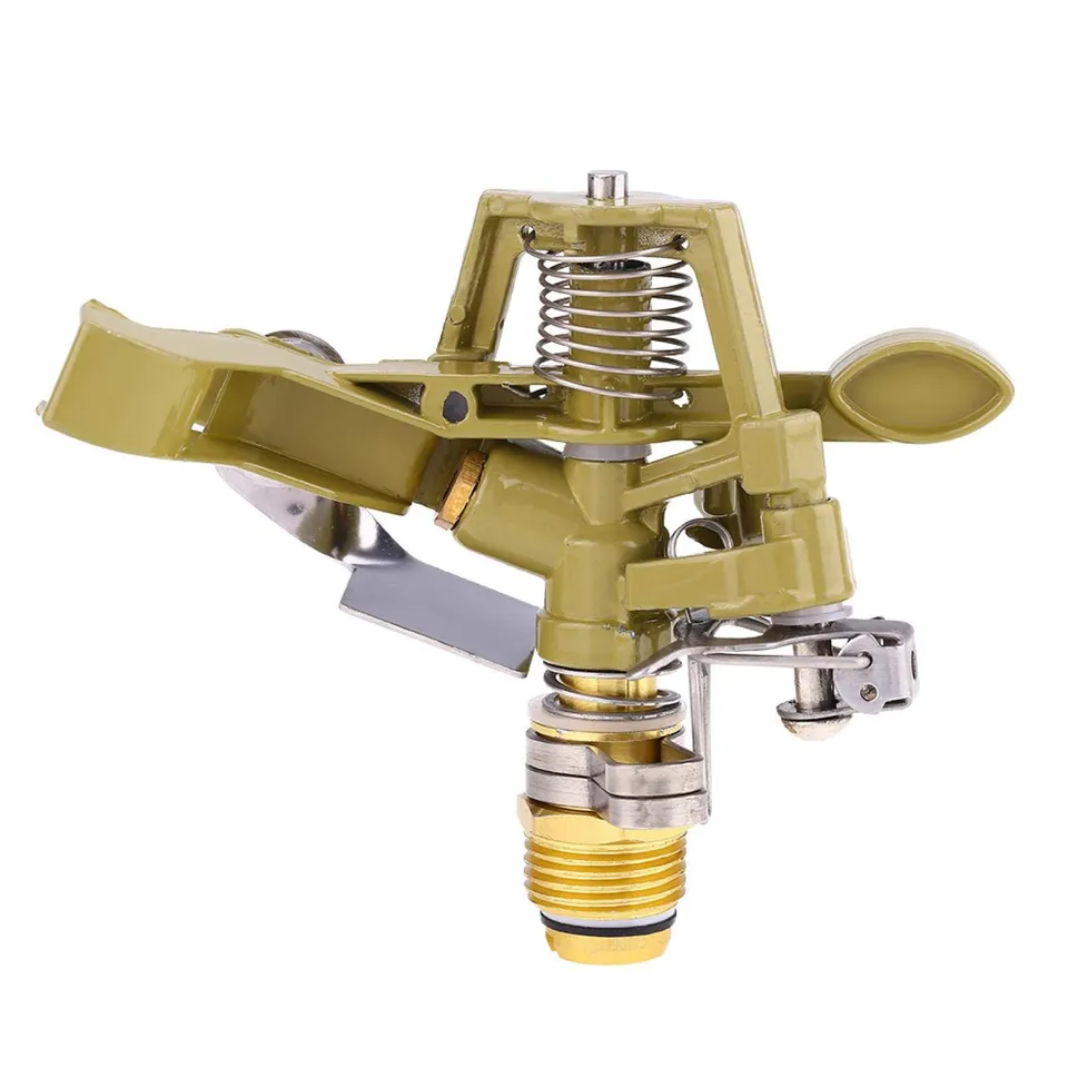 Kuuleyn Irrigatore Rotante Zinco 360° 1/2" Giardino 1 Pezzo