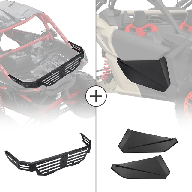 Kemimoto Maverick X3 portiere inferiori e sponda posteriore UTV