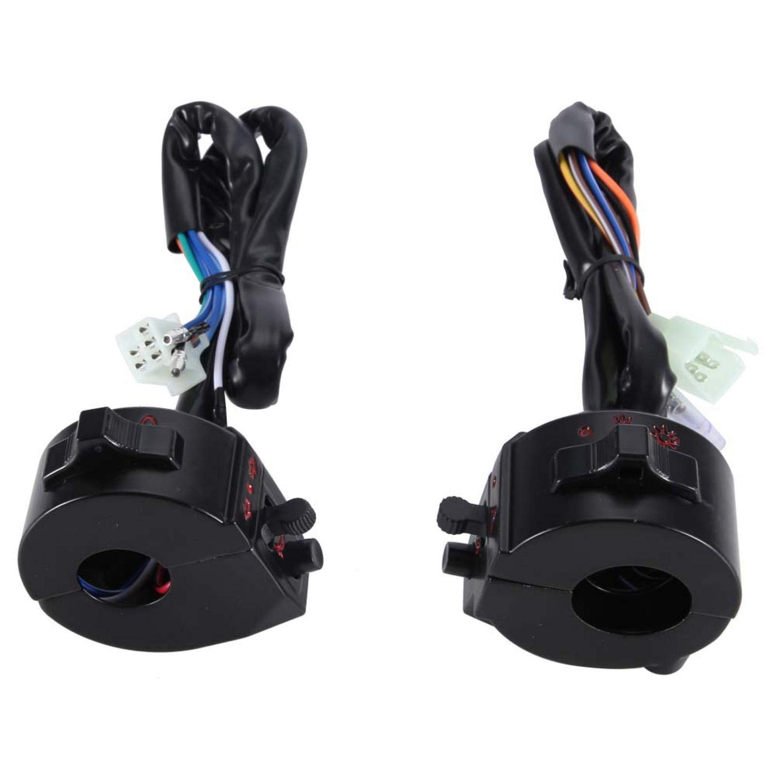 Kuuleyn 22 mm interruttori manubrio moto alluminio 1 paio