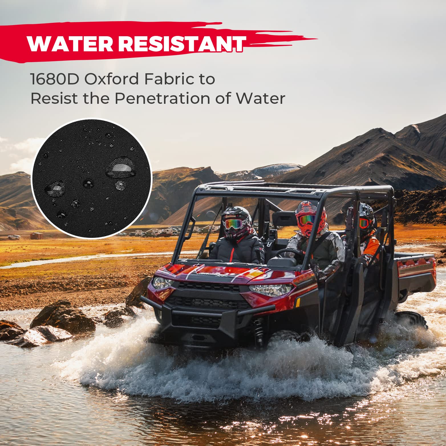 KEMIMOTO Coprisedili UTV Polaris Ranger Crew XP 1000