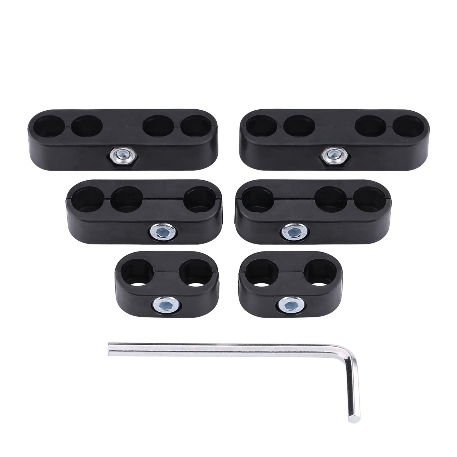 Kuuleyn Separatori Fili Candele 7 mm 8 mm Plastica Nero