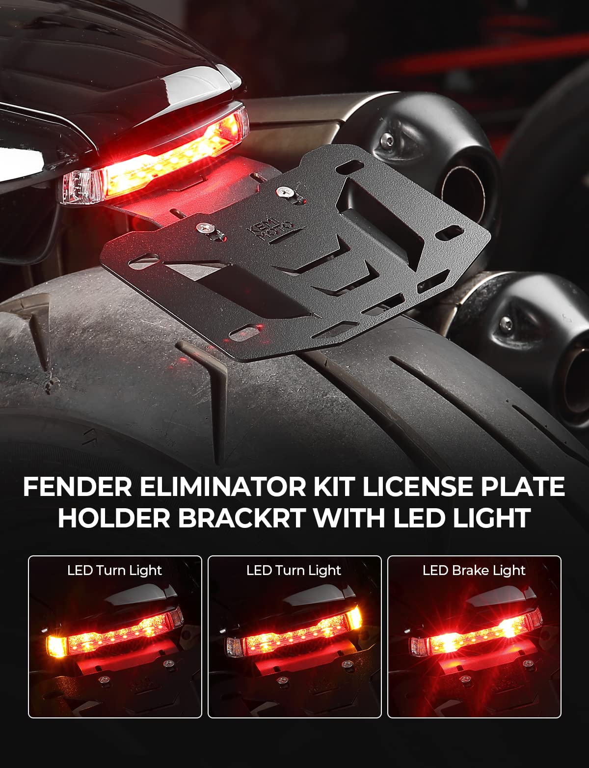 KEMIMOTO Portatarga Moto LED Sportster S RH1250